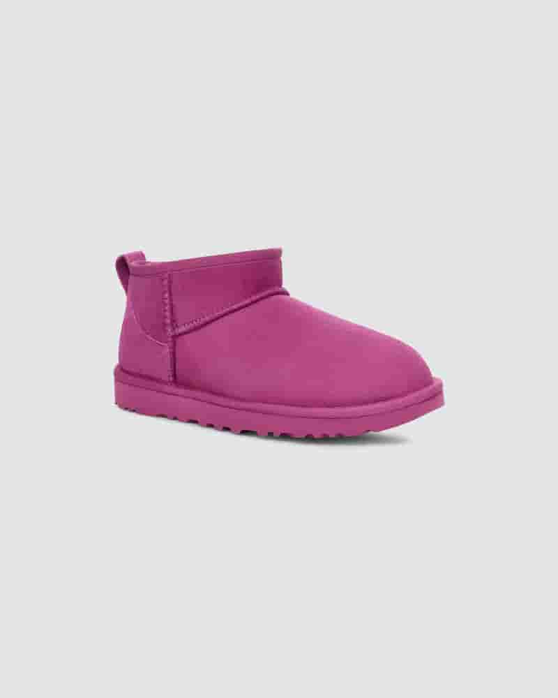 Kozaki UGG Classic Ultra Mini Dziecięce Fioletowe | PLZ8548U