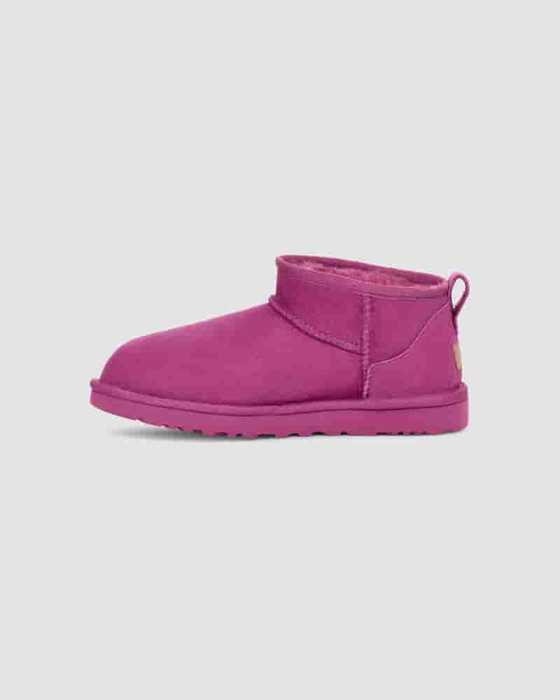 Kozaki UGG Classic Ultra Mini Dziecięce Fioletowe | PLZ8548U