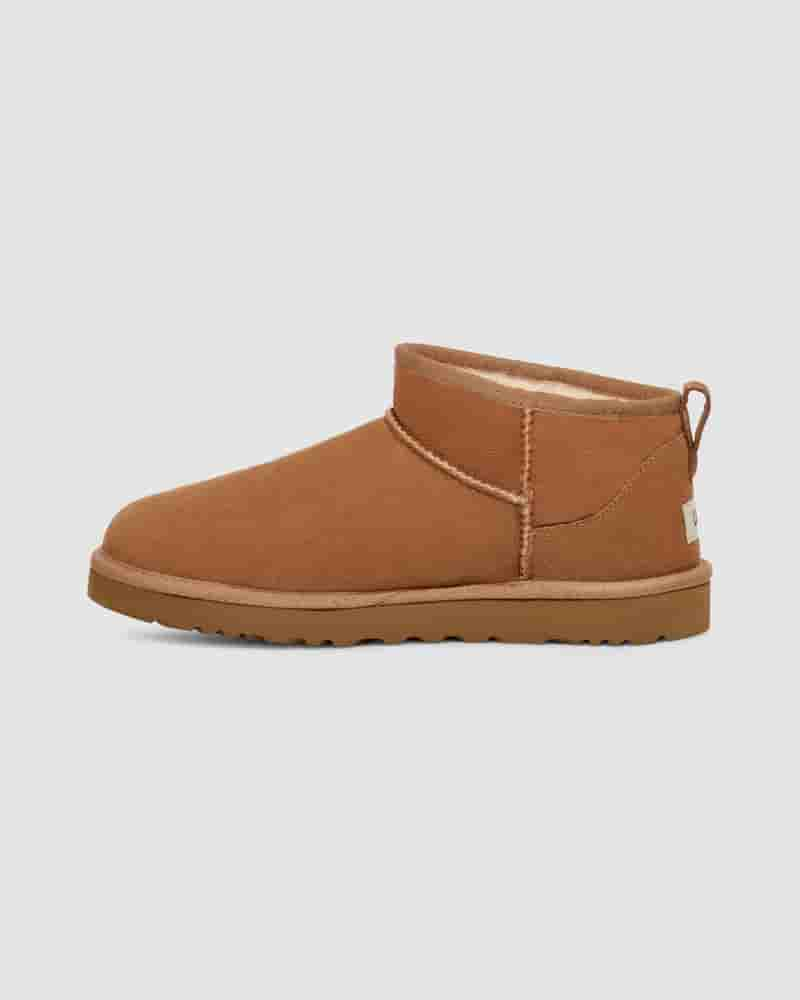 Kozaki UGG Classic Ultra Mini Męskie Brązowe | PLN8605W