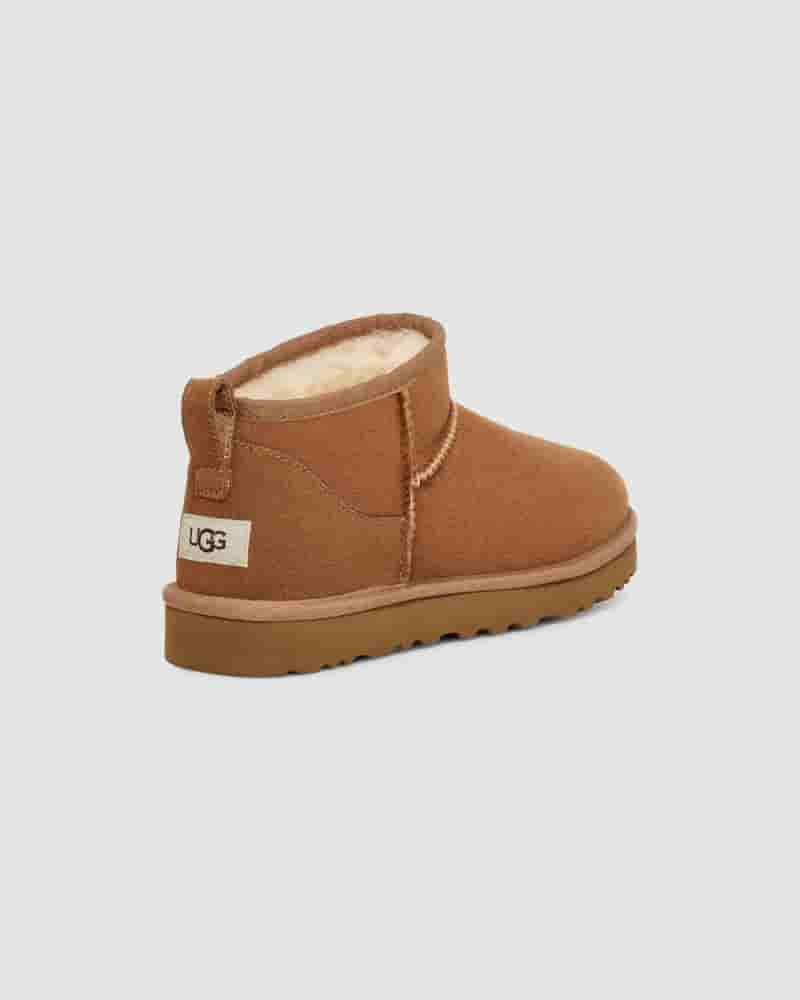 Kozaki UGG Classic Ultra Mini Męskie Brązowe | PLN8605W