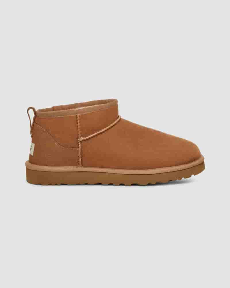 Kozaki UGG Classic Ultra Mini Męskie Brązowe | PLN8605W