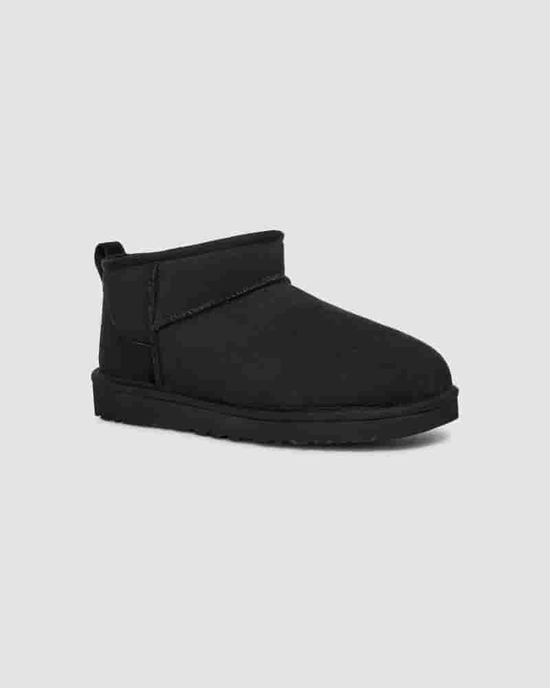 Kozaki UGG Classic Ultra Mini Męskie Czarne | PLM8606Q