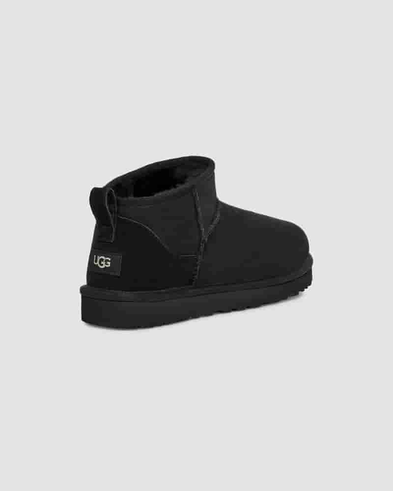 Kozaki UGG Classic Ultra Mini Męskie Czarne | PLM8606Q