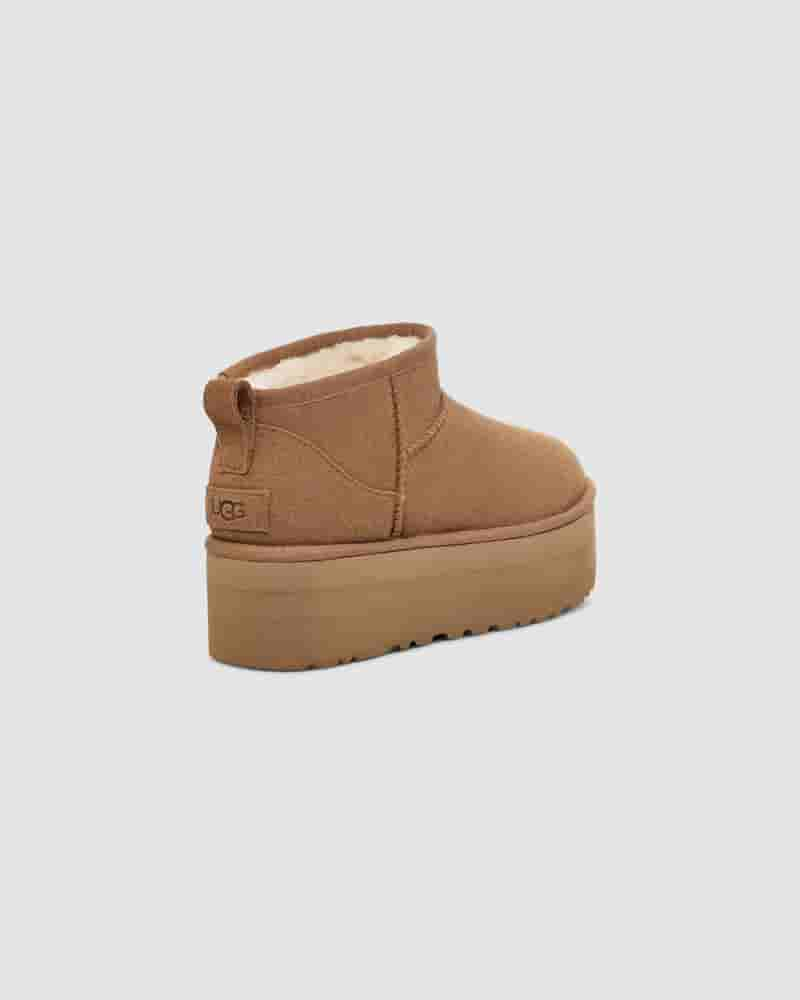 Kozaki UGG Classic Ultra Mini Platform Dziecięce Kawa | PLA8539H