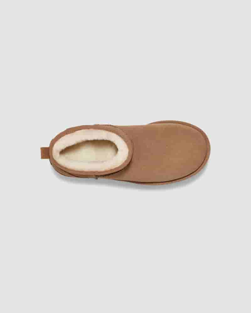 Kozaki UGG Classic Ultra Mini Platform Dziecięce Kawa | PLA8539H