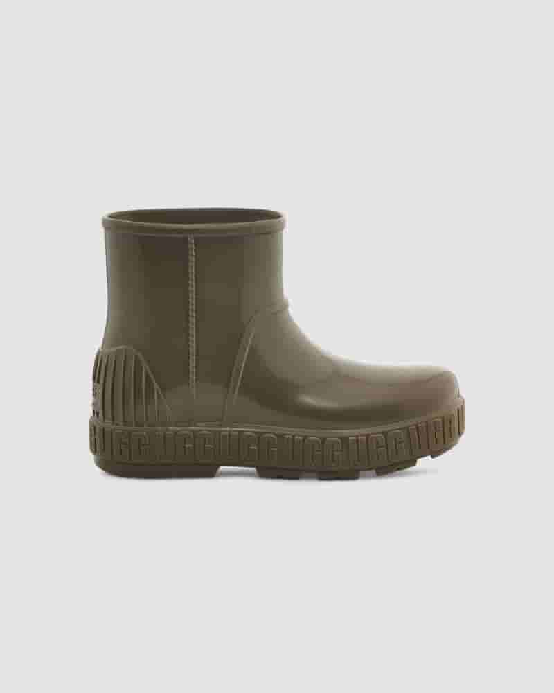 Kozaki UGG Weather Drizlita Damskie Oliwkowe | PLQ8737M