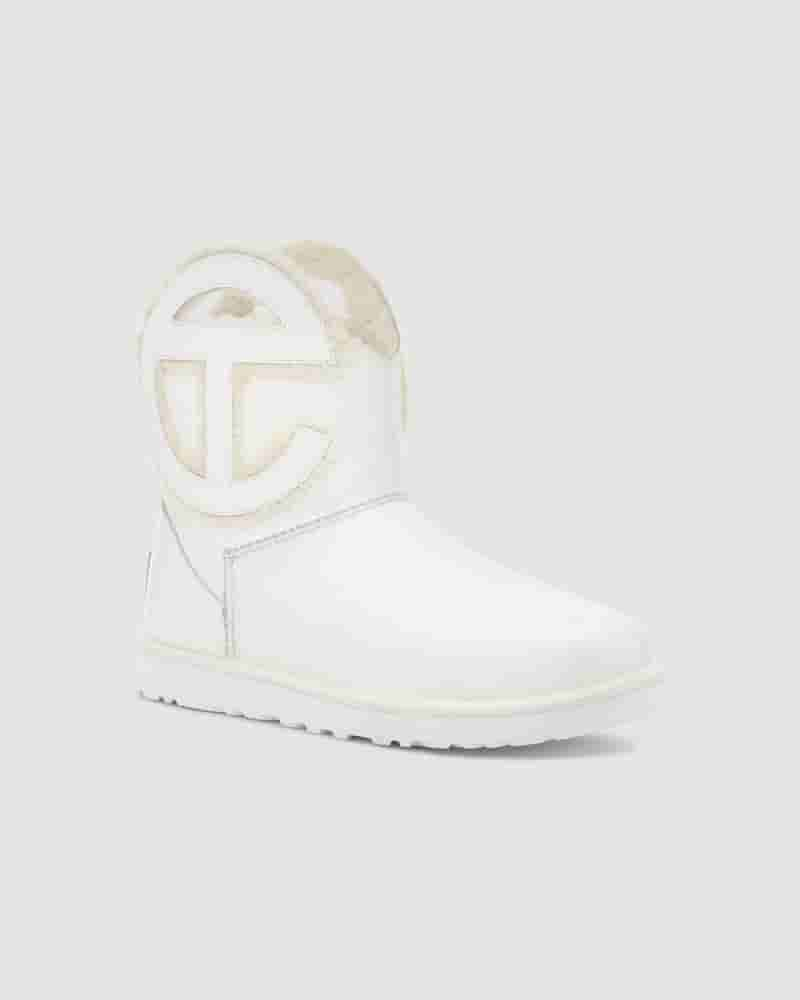 Kozaki UGG X Telfar Logo Mini Crinkle Męskie Białe | PLK8615O