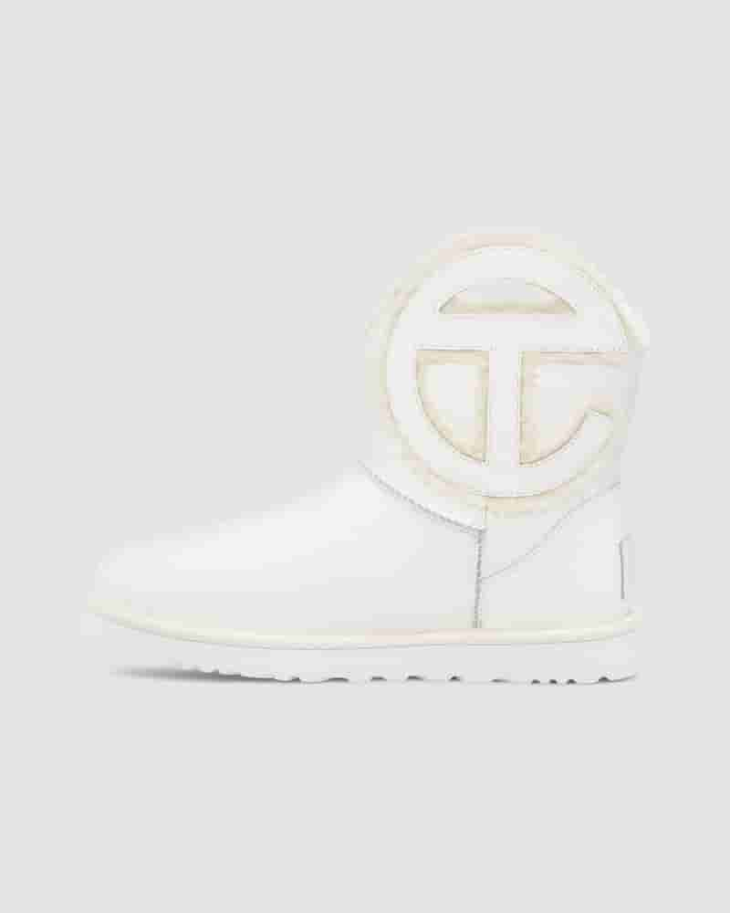 Kozaki UGG X Telfar Logo Mini Crinkle Męskie Białe | PLK8615O