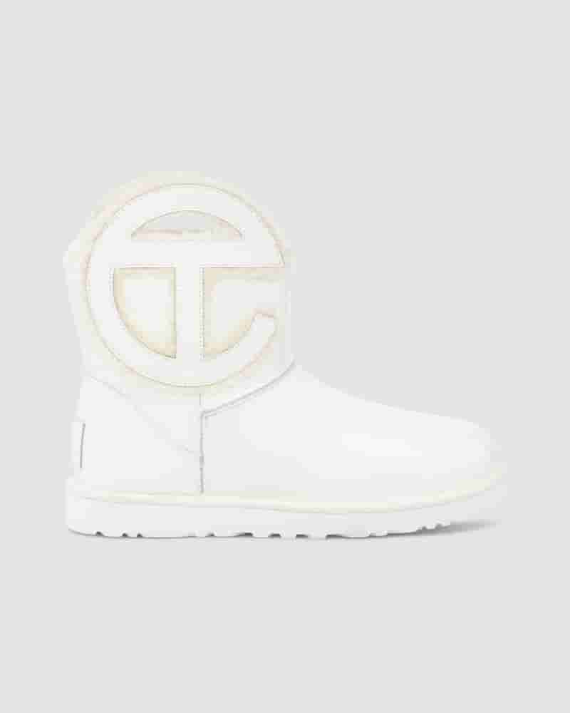 Kozaki UGG X Telfar Logo Mini Crinkle Męskie Białe | PLK8615O