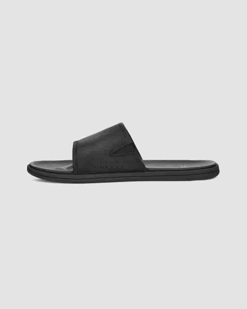 Sandały UGG Seaside Slide Męskie Czarne | PLG8595S