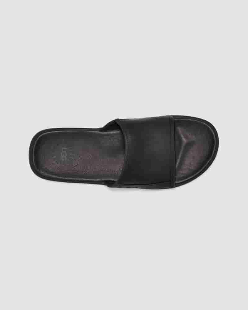 Sandały UGG Seaside Slide Męskie Czarne | PLG8595S