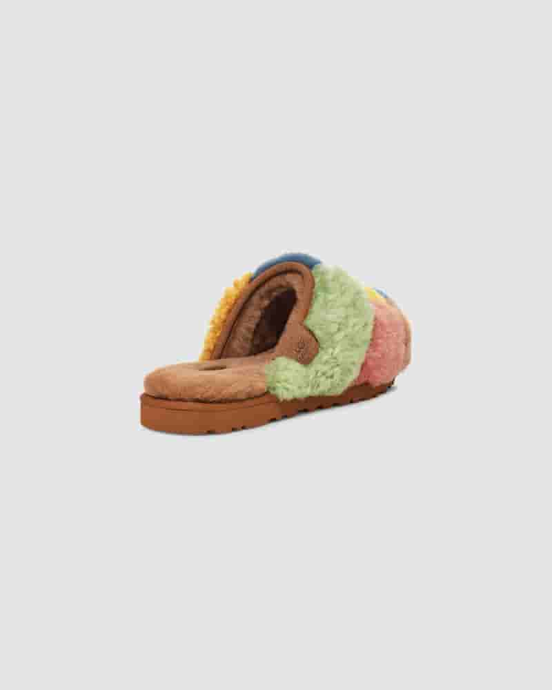 Sandały UGG X The Elder Statesman Patchwork Slide Męskie Kolorowe | PLF8594D