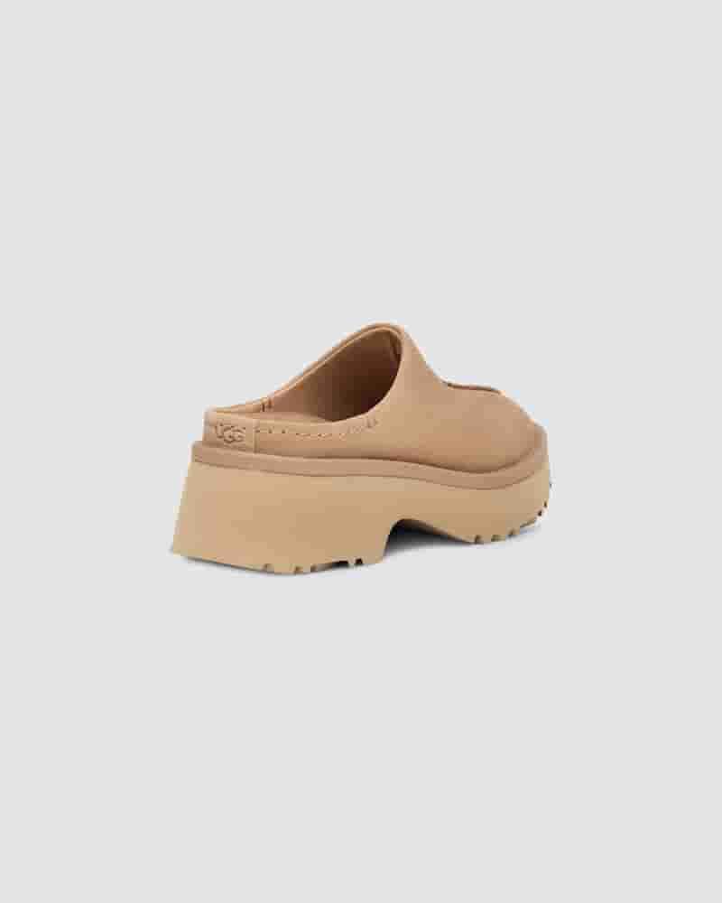 Trampki UGG New Heights Clog Damskie Brązowe | PLX8508Y