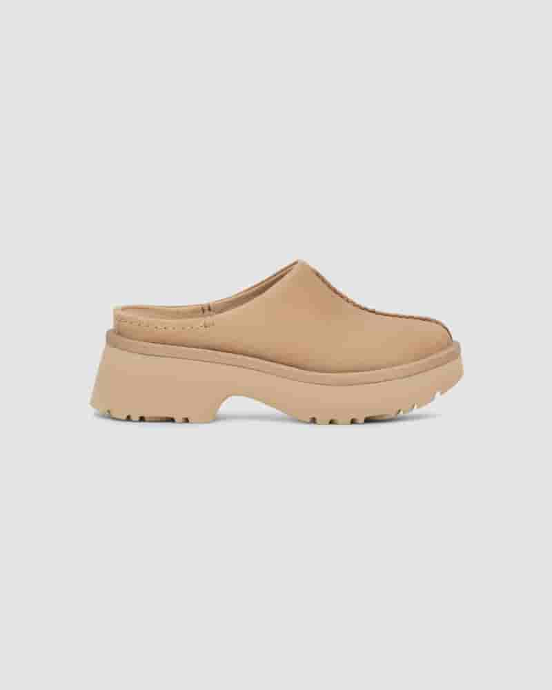 Trampki UGG New Heights Clog Damskie Brązowe | PLX8508Y